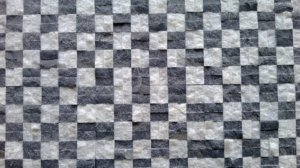 Popular New Design Natural Stone Mosaic Wall Tile Black and White Marble